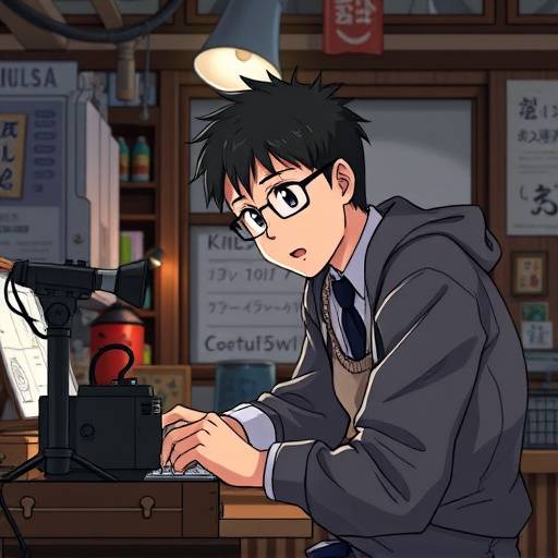 アニメーターの田中健太の写真